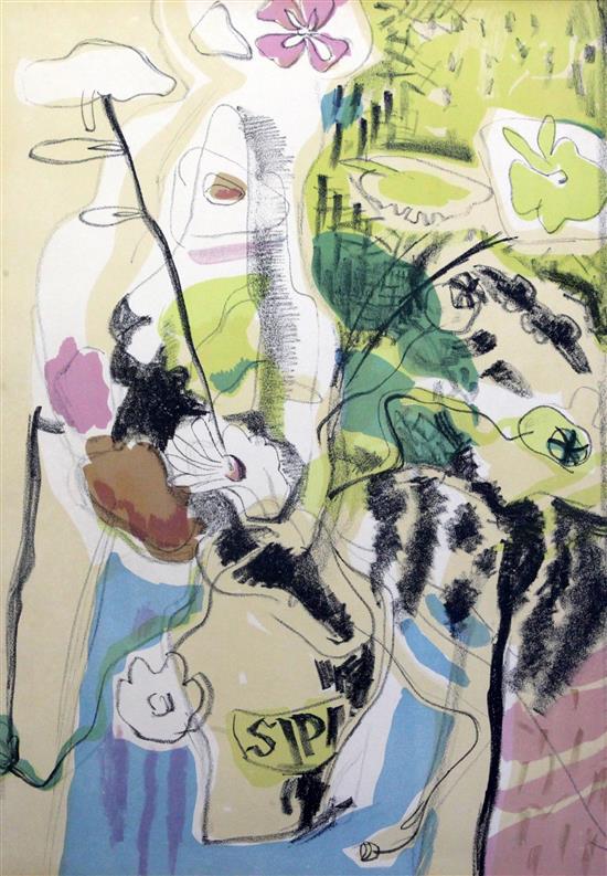 Ivon Hitchens (1893-1979) Flowers in a vase 24 x 18in.